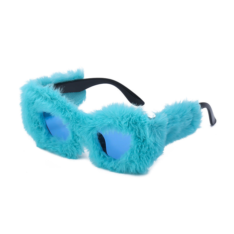 Plush Cat Eye Sunglasses