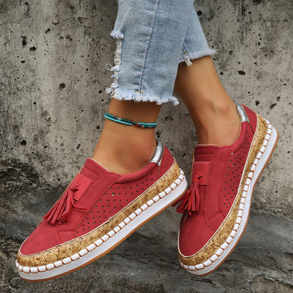 Tassel Round Toe Flat Shoes