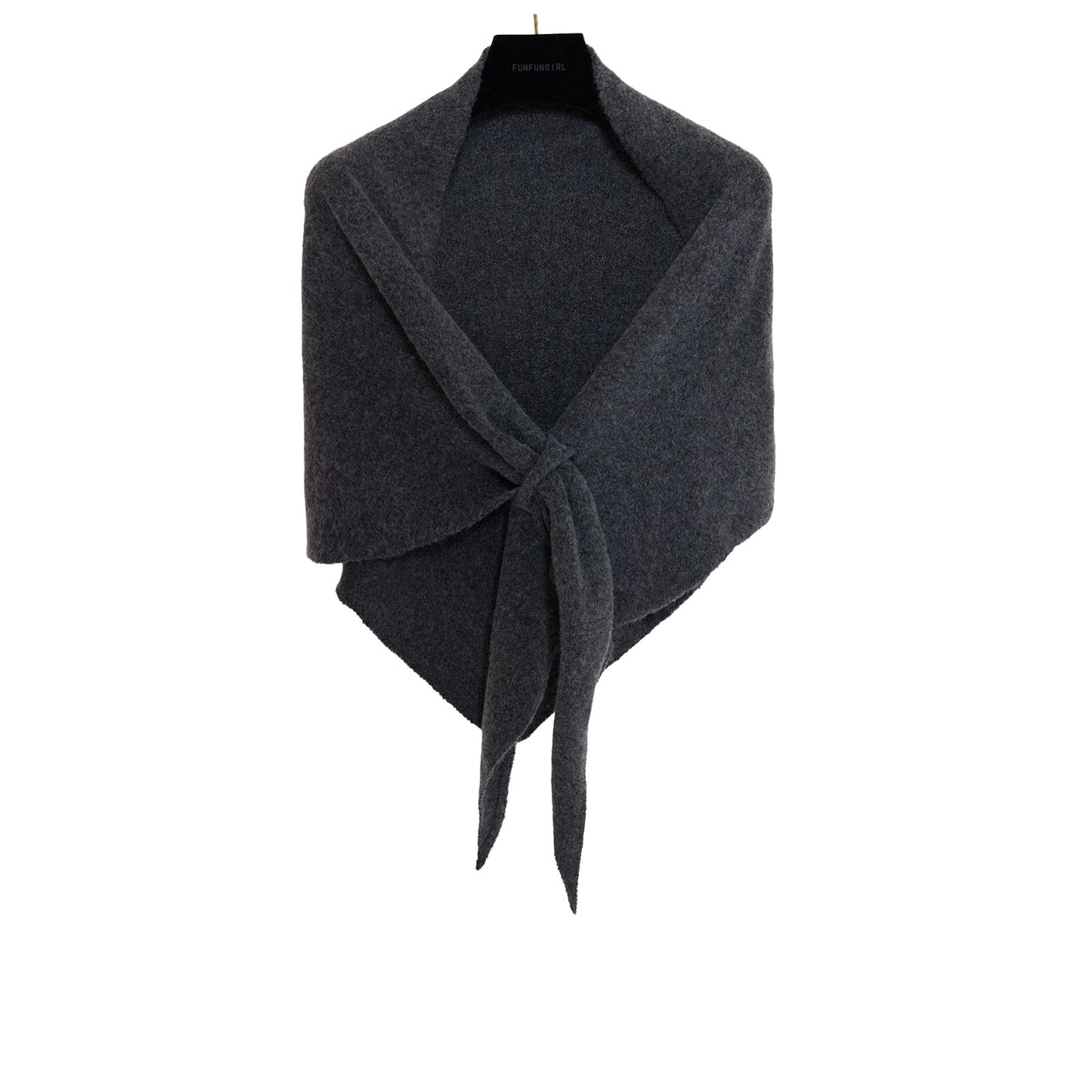 Triangular Solid Color Neck Wrap Shawls