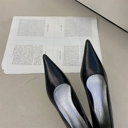 Pointed Toe Low-cut Pumps