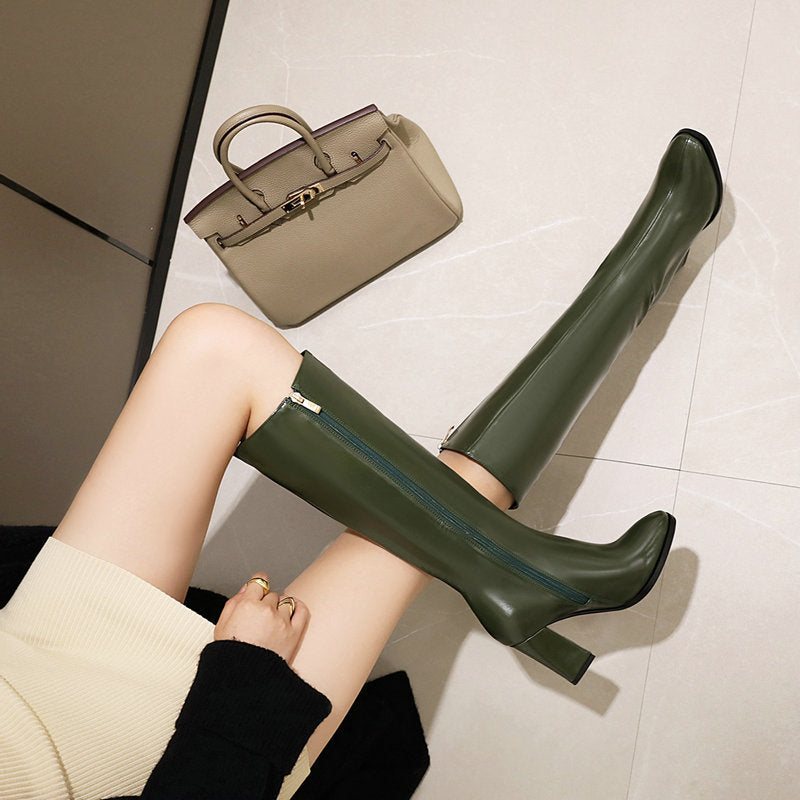 High Heel Knee Boots