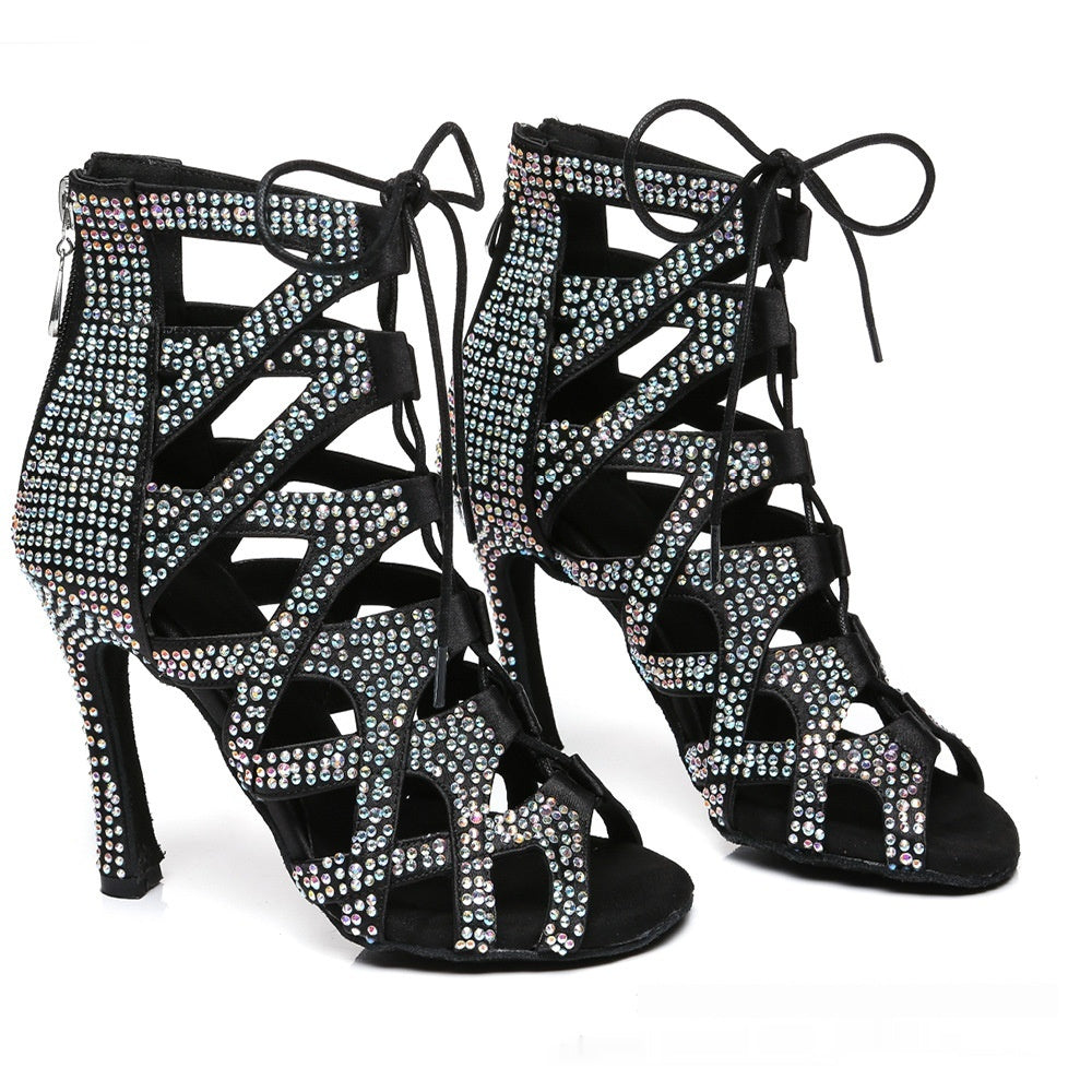 Strappy Lace Up Heels