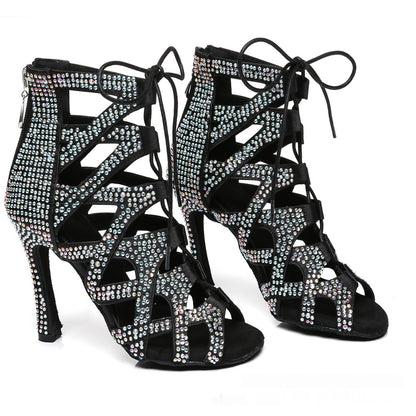 Strappy Lace Up Heels