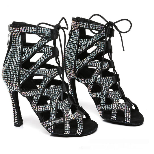 Strappy Lace Up Heels