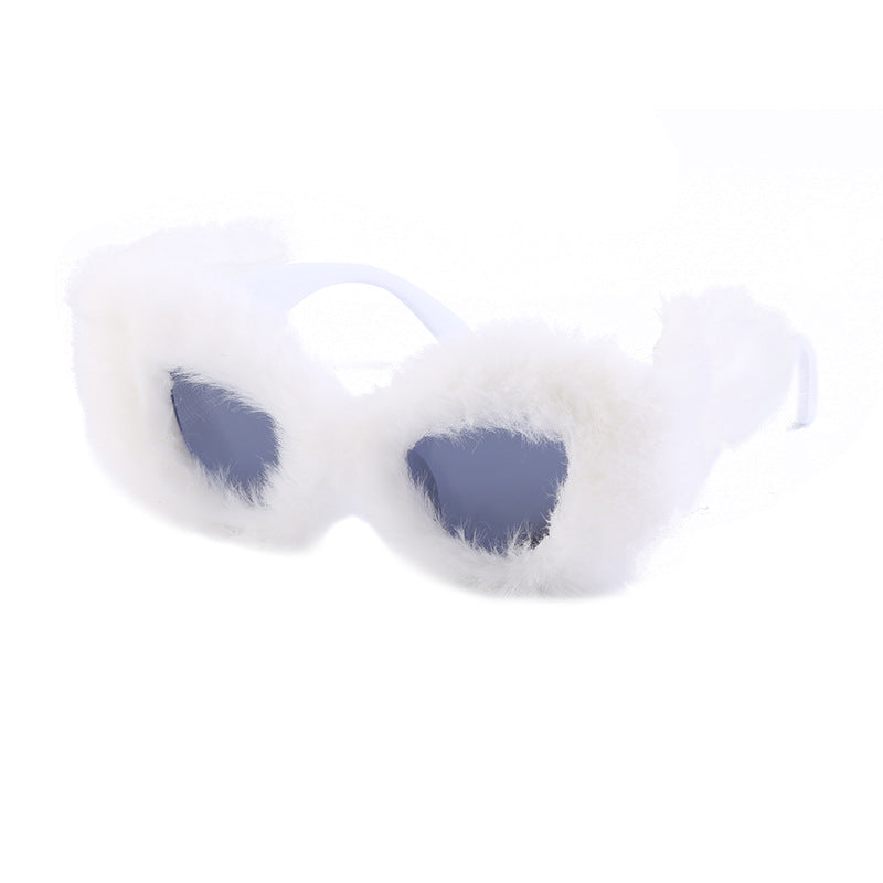 Plush Cat Eye Sunglasses