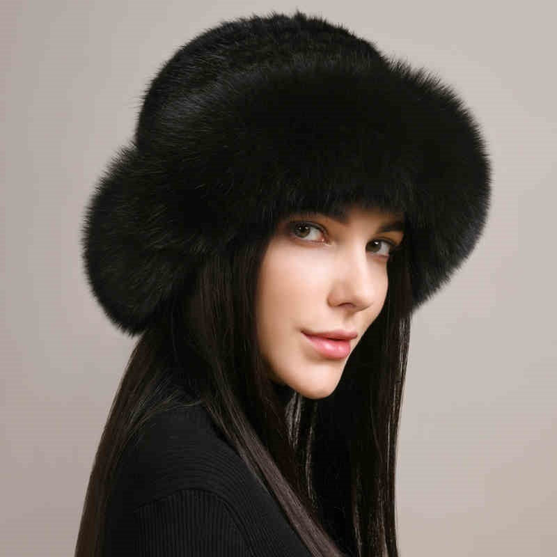 Mink Hair Braided Fur Hats