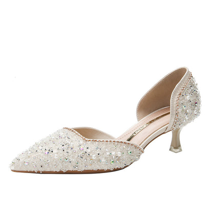 Bright Crystal High Heels