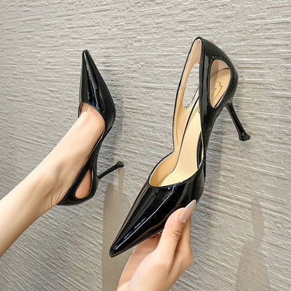 Low-Cut Out Stiletto Heels