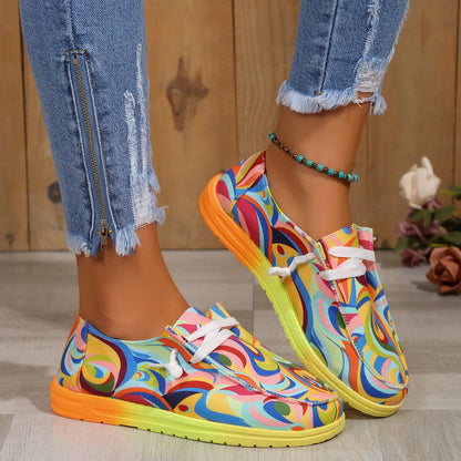Canvas Flat Pumps