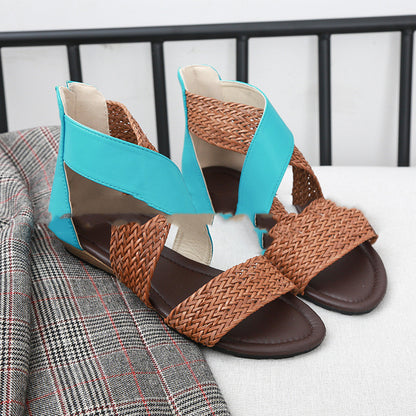 Bohemian Woven Style Flat Sandals
