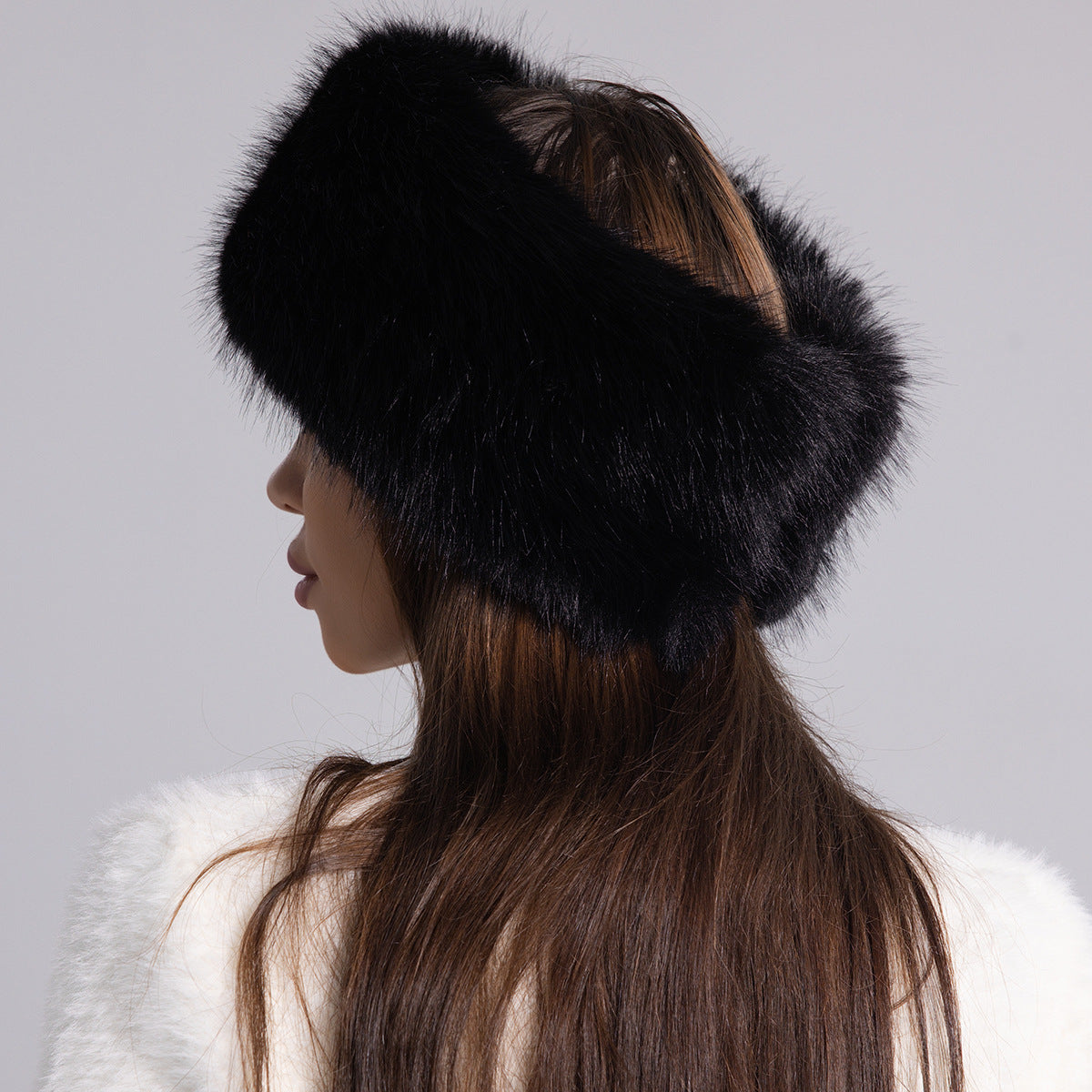 Fur Ball Woolen Thickened Hats