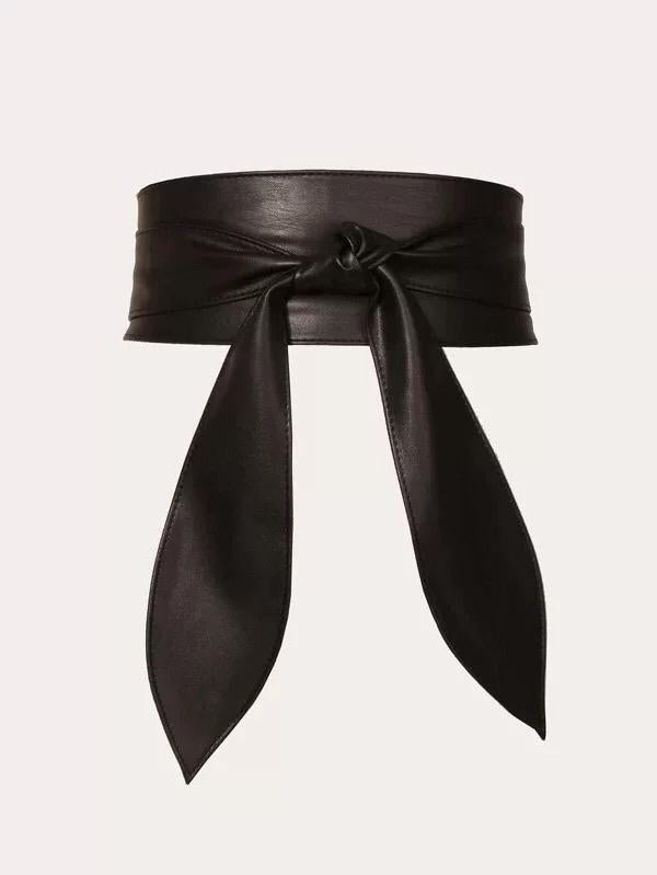 Wide Corset Bow Belts