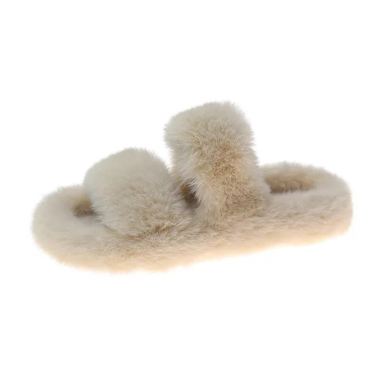 Fluffy Toe Post Casual Slippers